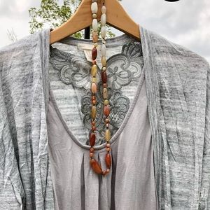 Grey lightweight cardigan